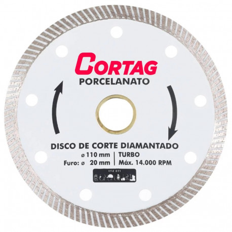 DISCO DIAM CORTAG PORCELANATO 110MM