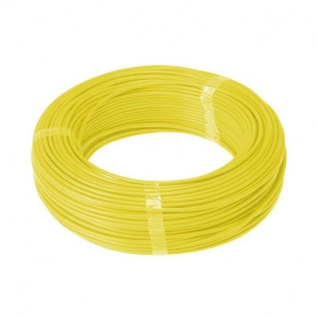 FIO CABO FLEX 4,0MM IND/VOLT AMARELO 100M