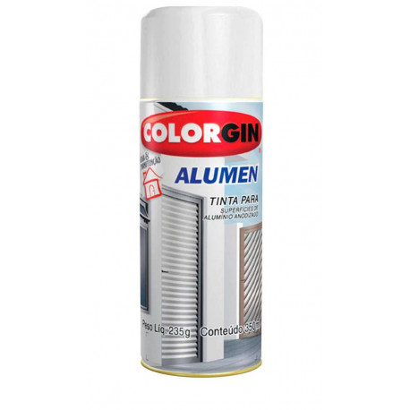 SPRAY COLORGIN ALUMEN BRANCO 7004