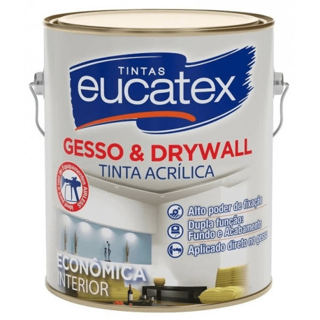 TINTA GESSO EUCATEX BRANCO 3,6L