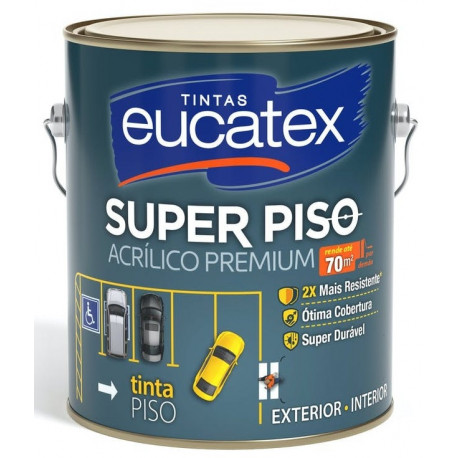 TINTA PISO EUCATEX PREMIUN BRANCO 3,6L