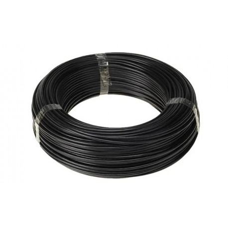 FIO CABO FLEX IND/VOLT 4MM PRETO 100M